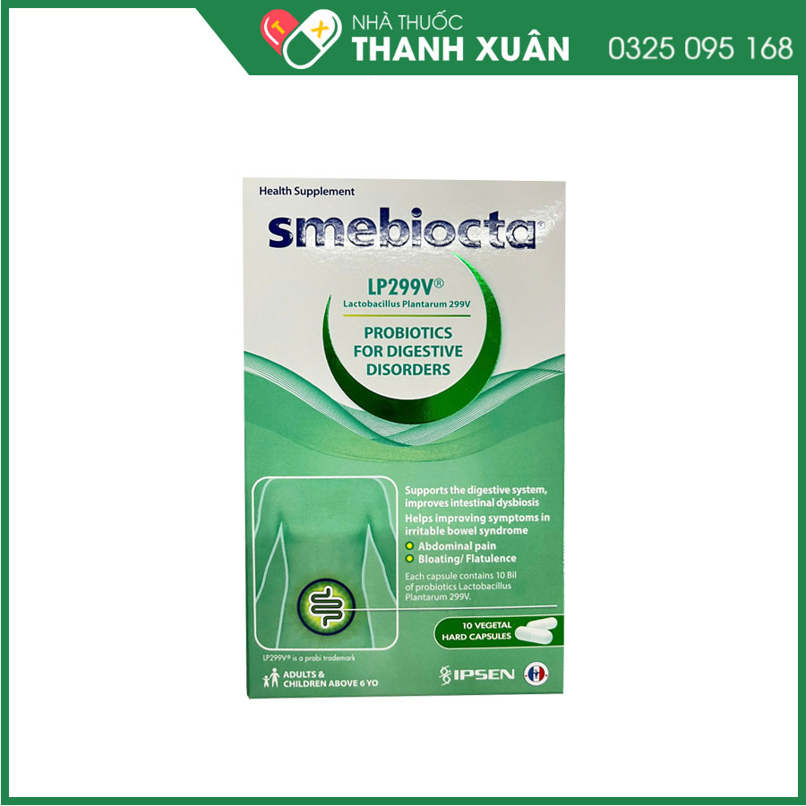 Men vi sinh Smebiocta bổ sung lợi khuẩn đường ruột